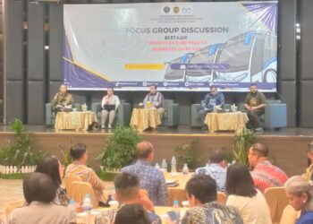 Mewakili Kapolres, Kasat Lantas Polres Simalungun, IPTU Jonni FH Sinaga, SH, hadir dalam acara Focus Group Discussion (FGD) bertajuk "Angkutan Pariwisata yang Berkeselamatan" yang berlangsung di Le Polonia Hotel, lantai 3, Medan, Sabtu,( 29/06/2024).(Nawasenanews/ Ist)