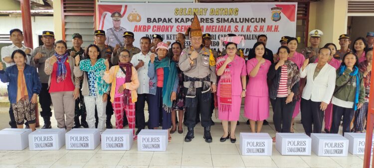 Kapolres Simalungun, AKBP Choky Sentosa Meliala, S.I.K., S.H., M.H., melakukan kunjungan kerja ( Kunker ) dan tatap muka bersama jajaran Polsek Purba pada Jumat, (11/10/ 2024), bertempat di Mako Polsek Purba.( Nawasenanews/ Ist)