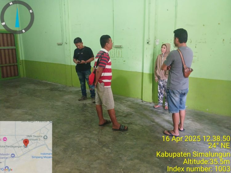 Polsek Perdagangan memberikan imbauan tegas kepada pemilik tempat Pratiwi agar tidak lagi mengadakan permainan judi dalam bentuk apapun di tempatnya.( Ist/ Susan/ Nawasenanews)