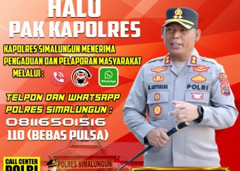Kepolisian Resor (Polres) Simalungun meluncurkan program inovatif "Halo Kapolres Simalungun" yang memungkinkan masyarakat menyampaikan pengaduan secara langsung kepada Kapolres.( Ist/ Nawasenanews)