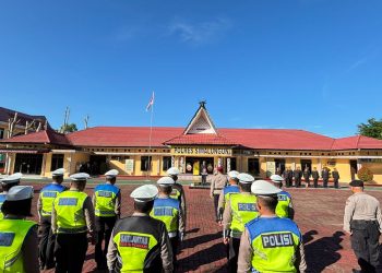 Polres Simalungun menggelar upacara memperingati Hari Lahir Pancasila yang dipimpin oleh Wakapolres Simalungun KOMPOL Edi Sukamto, mewakili Kapolres Simalungun.( Ist/ Nawasenanews)