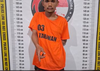 Pelaku Andika Putra Nasution ( 20 ) tidak memiliki pekerjaan tetap, yang beralamat di Desa Air Genting, Kecamatan Air Batu, Kabupaten Asahan dibekuk Sat Narkoba Polres Simalungun.( Nawasenanews/ Ist)