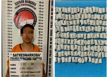 Polres Pematangsiantar Tangkap MRF Pemilik 290 Garm Ganja