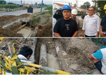 Dukung Pembangunan Nasional, Perumda Tirta Uli Pindahkan Pipa Distribusi