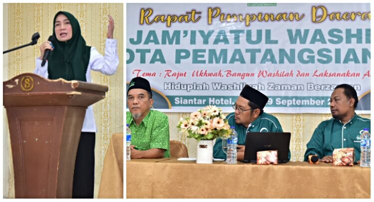 Calon Wakil Walikota Ade Sandrawati Purba Paparkan Visi dan Misi di Rapim Al Washliyah