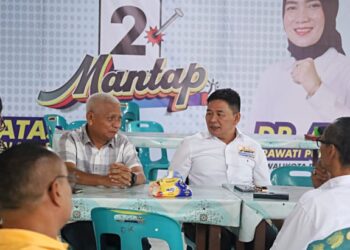 Calon Wakil Gubernur Sumut Surya Kunjungi Center Paslon Mangatas Silalahi-Ade Purba