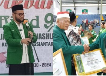 Peringati Haul ke 94, Ribuan Jamaah Al Washliyah Penuhi GOR Siantar