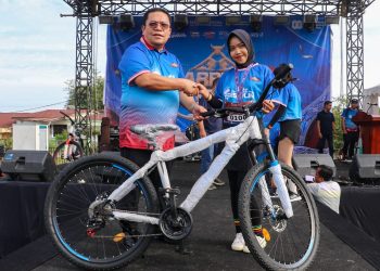 Wesly Lepas Peserta Fun Run Marpesta QRIS KPw BI Pematangsiantar