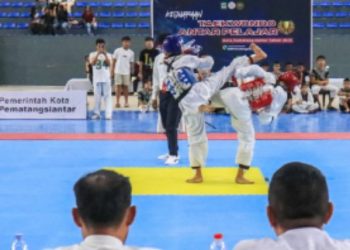 Wesly Bangga Peserta Antusias Ikuti Kejuaraan Taekwondo Antar Pelajar