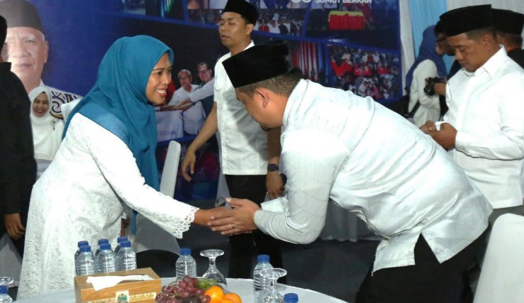 Herlina Hadiri Pembukaan MTQ Sumut, Beri Motivasi Kafilah Siantar