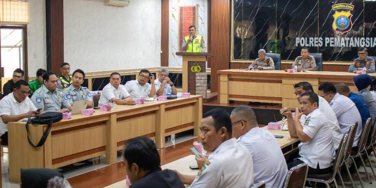 Pemko dan Polres Siantar Matangkan Kesiapan Operasi Patuh dan Lilin Toba 2026