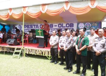 Pesta Jubelium 120 Tahun Injil di Simalungun, Kapolres Himbau Pengamanan Pemilihan Kepala Desa