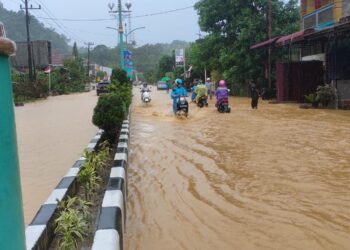 Sungai Meluap, 7 Kecamatan 14 Desa di Aceh Selatan Terendam Banjir Setinggi 80 CM, Perkantoran dan Fasilitas Umum Lumpuh