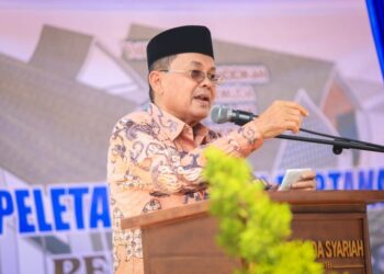 Amiruddin Lakukan Peletakan Batu Pertama Pembangunan Asrama Mahasiswa Pidie