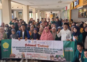 UNMUHA Sambut 109 Mahasiswa Program PMM Angkatan Ke-3 di Bandara SIM