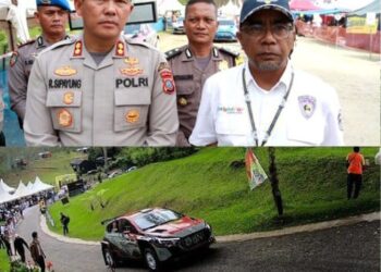 Polres Simalungun Mendapatkan Apresiasi dan Ucapan Trimakasih dari Pembalap Asia Pacific Rally Championship 2023