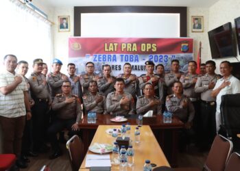 Polres Simalungun Menggelar Lat Pra Ops Zebra Toba 2023 Untuk Ciptakan Situasi Aman dan Tertib   