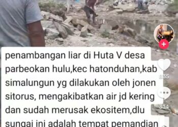 Lapor Pak Polisi!!Viral di Tik Tok Galian C Ilegal Rusak Alam Buntu Turunan, Maki Tokoh Masyarakat Pengusaha Seperti Kebal Hukum   