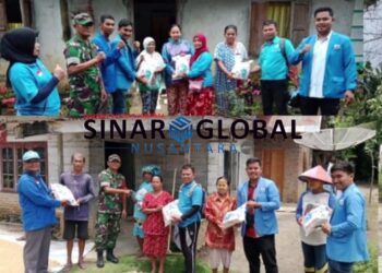 September Berawal Berkah, Dimotori Joen Andilo Manurung KNPI Tanah Jawa Berbagi 320 Paket Sembako