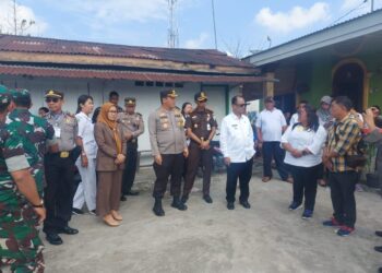 Bersama Kapolres Unsur Forkopimda Simalungun Melakukan Monitoring Pilpanag Gelombang Ke-2 di Kabupaten Simalungun, 938 Personel Dikerahkan