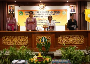 WHDI Kabupaten Tabanan, Gelar Sosialisasi Etika Berbusana Adat ke Pura