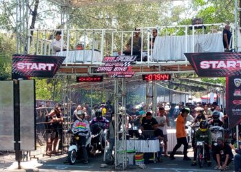 HUT TNI Ke-78, VR Organizer& BOSC Bali Team Adakan BaliPeduli Super Drag Bike Street Race Seri 2 2023