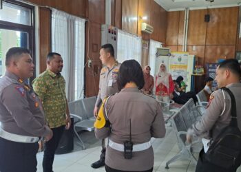 Sat Lantas Polres Simalungun Terima Kunjungan Supervisi Pelayanan Publik