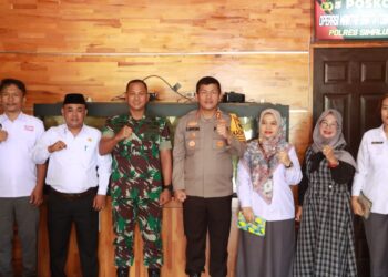 Kapolres Bersama Dandim Simalungun Terima Audensi KPU Simalungun, Membahas Persiapan Pemilu 2024