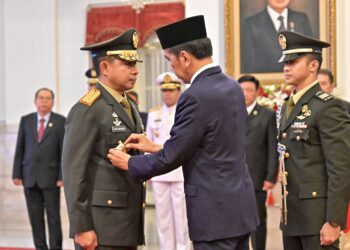 Presiden Jokowi Lantik Jenderal TNI Agus Subiyanto Sebagai Panglima TNI