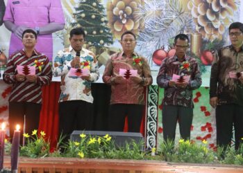 Perayaan Natal Keluarga Besar Polres Simalungun Penuh Sukacita dan Hikmat