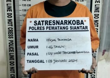 Pemilik 9 Paket Shabu , Ditangkap Polres Pematang Siantar Dirumahnya