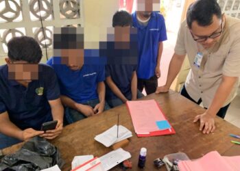 Tahap II, Penyidik Sat Res Narkoba Polres Pematang Siantar Serahkan 4 Tersangka Ke JPU