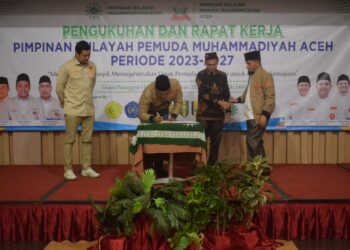 Pengurus PW Pemuda Muhammadiyah Aceh 2023-2027 Resmi Dikukuhkan
