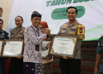 KPPN Singaraja Awards Tahun 2023, Polres Buleleng Terima Penghargaan Penggunaan Digital Payment Marketplace dan KKP