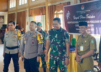 Kapolres Siak Tinjau Gudang Logistik Pemilu Di 2 Kecamatan