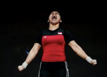 Natasya Beteyob kunci Tiga Medali di Kejuaraan Angkat Besi Asia 2024