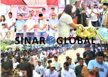 Bimtek Saksi Pilpres dan Pileg 2024 Dirangkum HUT Gerindra Ke-16 di Dapil 5 Simalungun, Bonauli Ajak Berpolitik Riang Gembira