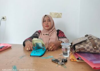 Dinas Perdagangan Perindustrian Kab.Siak Menfasilitasi Relokasi Pedagang Di KM 5 Perawang Depan Pasar Tuah Serumpun Pasca Penertiban