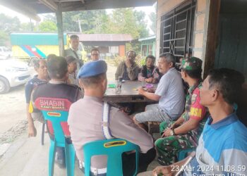 Polsek Parapat dan Unsur Forkopimca Girsang Sipangan Bolon Buktikan Berita Hoax Perjudian