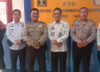 Sat Binmas Polres Simalungun Lakukan Koordinasi di Lapas Narkotika Pematang Siantar Terkait Data Polsuspas