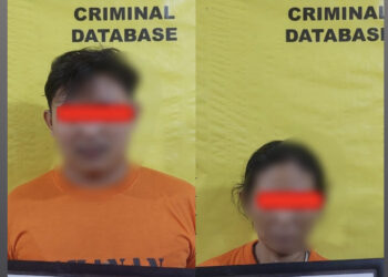 Kompak Jual Sabu, Ibu dan Anak Ditangkap Tim Opsnal Polsek Tualang di Rumah Kontrakan