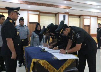 Lantik 22 Pejabat Fungsional, Kakanwil Kemenkumham Bali Tegaskan Jaga Marwah Kemenkumham
