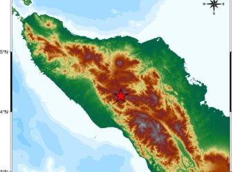 Gempa Terkini 4,9 M (Magnitudo) Guncang Wilayah Takengon Aceh Tengah