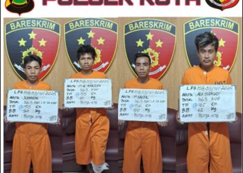 Empat Komplotan Curanmor Berhasil Diciduk Unit Reskrim Polsek Kuta