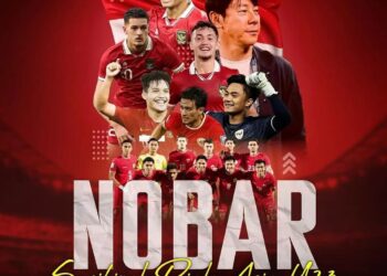 Polresta Denpasar Gelar Nobar Semifinal Piala Asia U-23