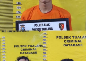 Rumah Ditinggal Mudik 3 Pelaku Bongkar Rumah di Amankan Tim Opsnal Polsek Tualang