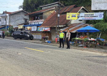Sat Lantas Polres Simalungun Hadirkan Mobile Patrol untuk Pengamanan Arus Balik Libur Akhir Pekan