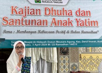 PW BKMT Laksanakan Kajian Dhuha Ramadhan dan Salurkan Bantuan Untuk Anak Yatim