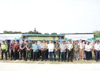 Kapolres dan Forkopimda Simalungun Lakukan Pengecekan Pos Pam Jelang Idul Fitri 1445H/2024M