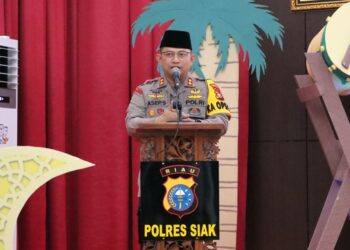 Polres Siak Gelar Buka Puasa Bersama Dan Lepas Personel Yang Purna Tugas